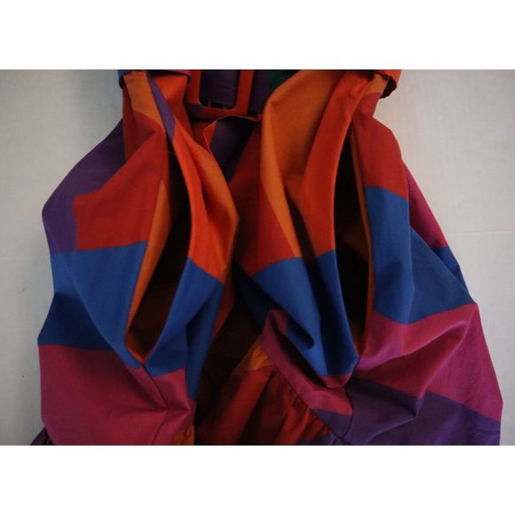 Farm Rio 295672 Women's Sz Small Multicolor Amanda Stripes Mini Dress - Picture 11 of 16